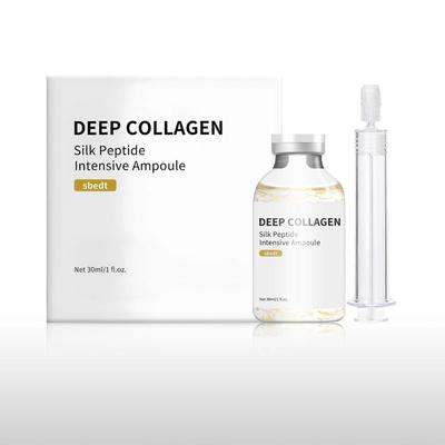 Kollagen Seidenpeptid Intensive Ampulle | Kupferpeptid Serum für das Gesicht mit Kollagen & Multi-Peptiden | Feuchtigkeitsspendendes Hautpflege Gesichtsserum für Glatte Haut