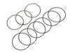 Piston Ring Set for Suzuki 3 Cylinders 1 Car Cappuccino EA11R F6A Turbo Overhaul 12140-50E50 Maintenance Parts [Parallel Import]