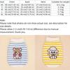 Cartoon Pattern Striped Dog Sweater Two Legged Pet Knit Sweater Cute Pet Warm Sweater  Cat