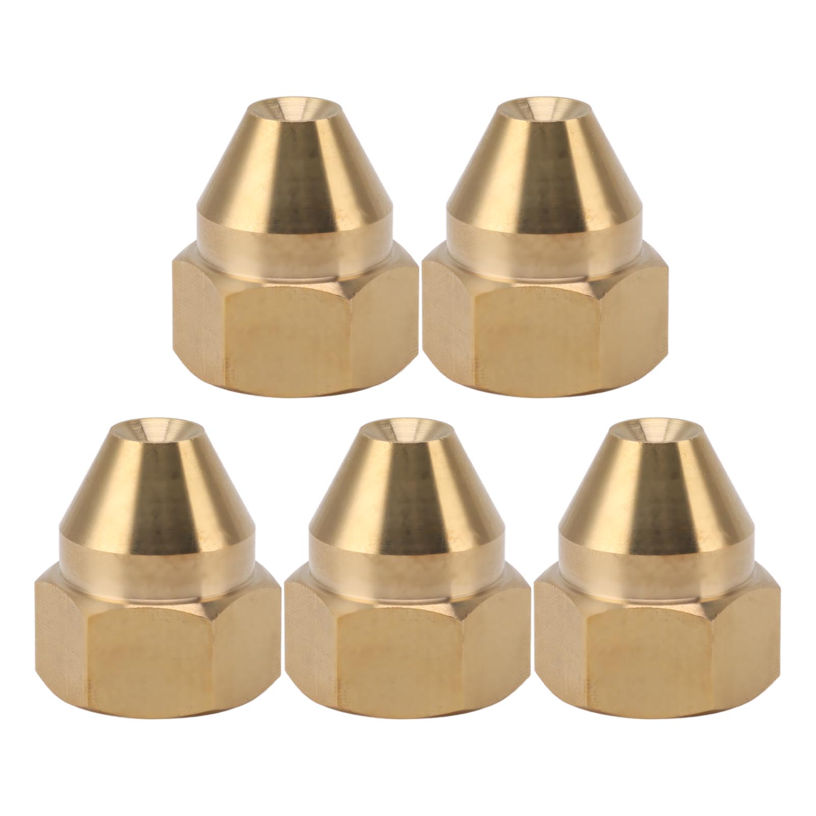 

10PCS Misting Nozzle Brass Corrosion Pressure Resistant Fine Misting Water Nozzles for Cooling System Plant Irrigation