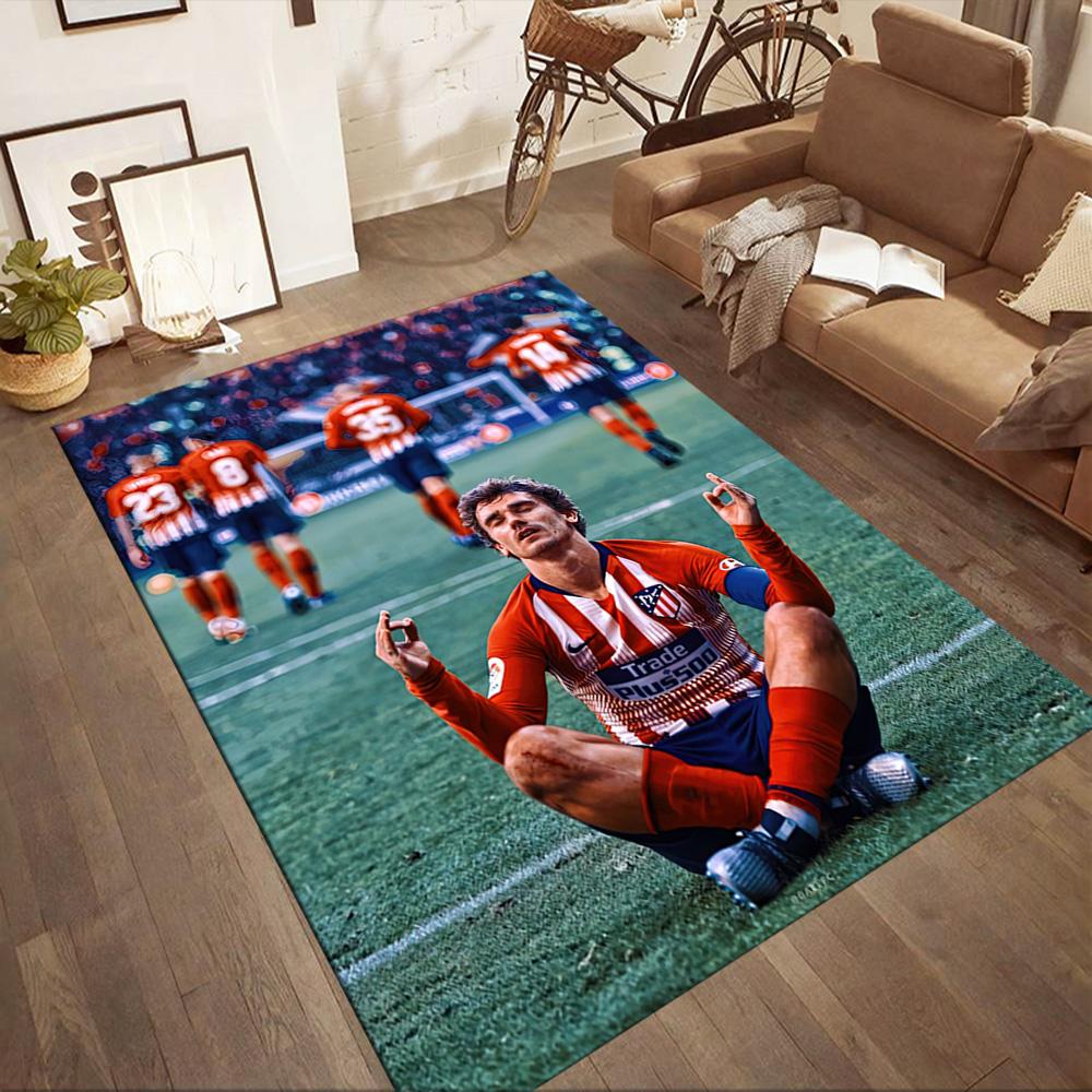 Atletico Madrid Floor Rug Office Rug Perfect For Hallway Outdoor Living Rooms Decorate Room Antislip Carpet Decorate Offices