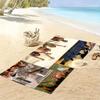 OBX Print Beach Towel, Large Soft Quick Dry Towel for Beach Camping Swimming