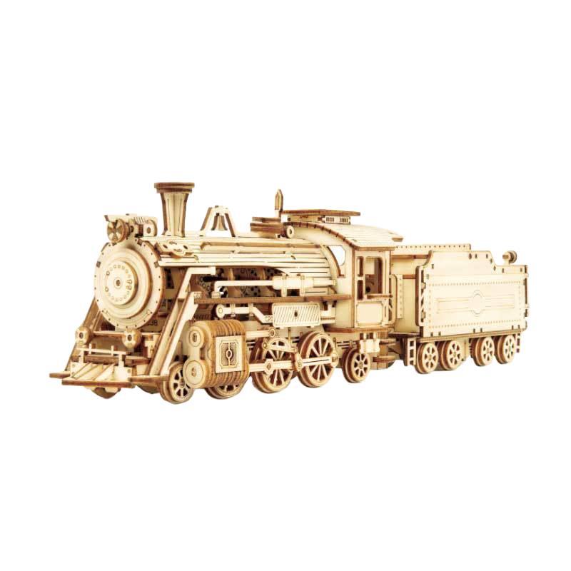 New 3D Wooden Airship Mechanical Model Kit - Adult Puzzle, Handmade Assembly, Christmas Halloween Gift, Home Decoration