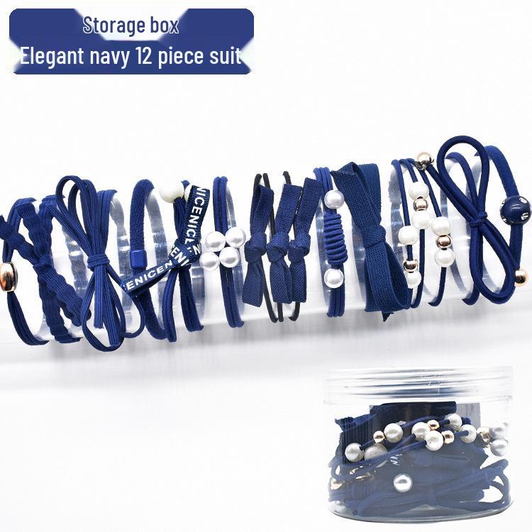 

Набор из 12 резинок для волос в корейском стиле Мори-гёрл - Свежий стиль, эластичные резинки и повязки на голову