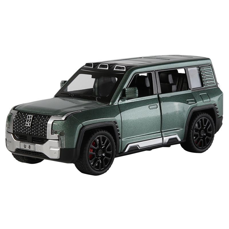 Huina 1:32 Yangwang U8 Pull-back Alloy Model Toy with Sound and Light