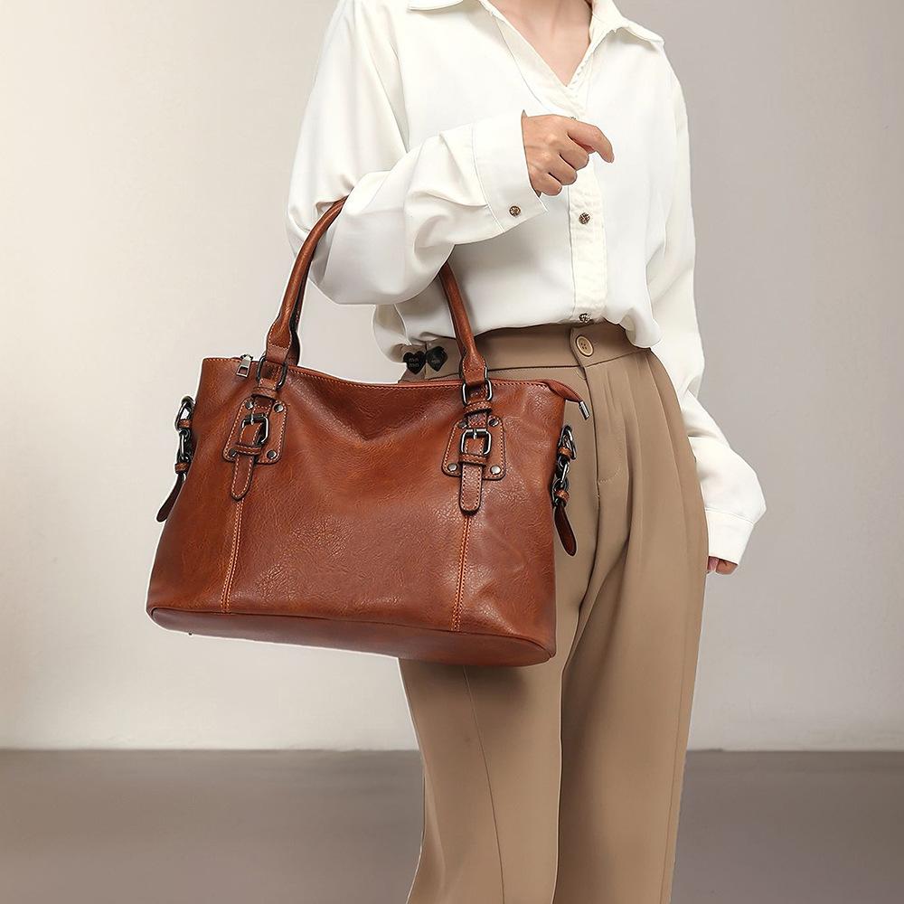 Simple Single-shoulder Bag, Large-capacity, High-quality Handbag, Elegant Crossbody Bag