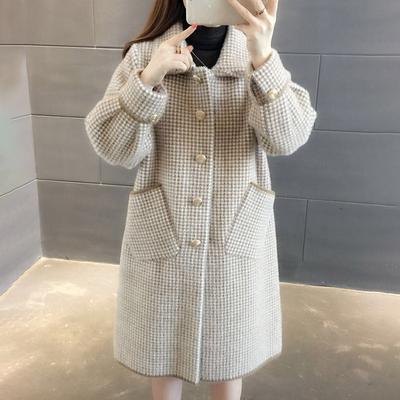 Coats for Women Winter Long Thickened Velvet Windbreaker Loose Casual Coat Top