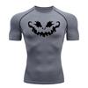 Summer Quick Drying High Elasticity Compression T-Shirt For Men Swimming Sweat Absorbing Tight Fit Fitness Training And Everyday Wear