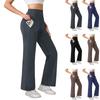 Women's Casual Slim-Fit High-Waisted Pants -Color Yoga Pants With Pockets
