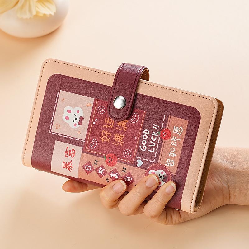 1 Piece Portable Refillable Cash Budget Binder Storage Wallet Planner Organizer PU Leather Saving Money Binder