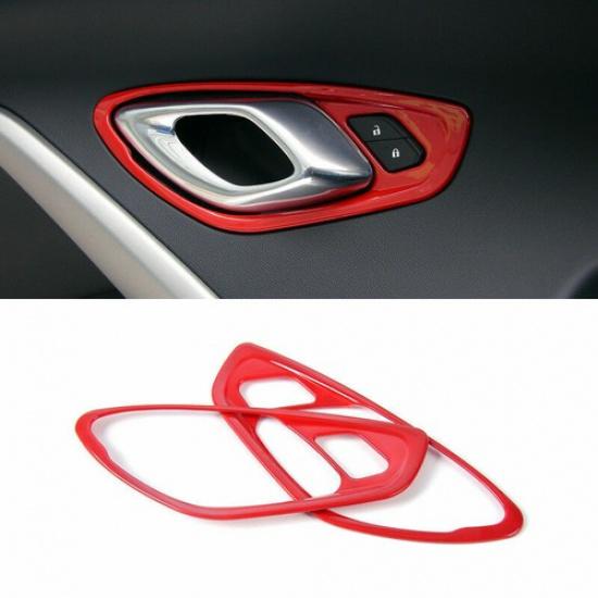 Interior Door Handle Switch Bowl Cover Trim for Chevrolet Camaro 17+ Accessories