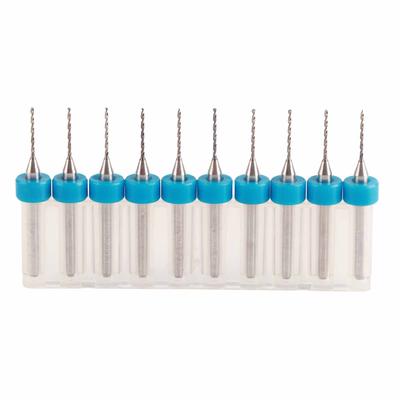 10 Stück Mini-Bohrer-Set für Holzbearbeitung, Bohren, Uhren-, Handy-Reparaturwerkzeuge 0,8 mm