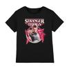Stranger Things Eleven Póster de Rayo Camiseta Infantil 7-13 Años, Negra