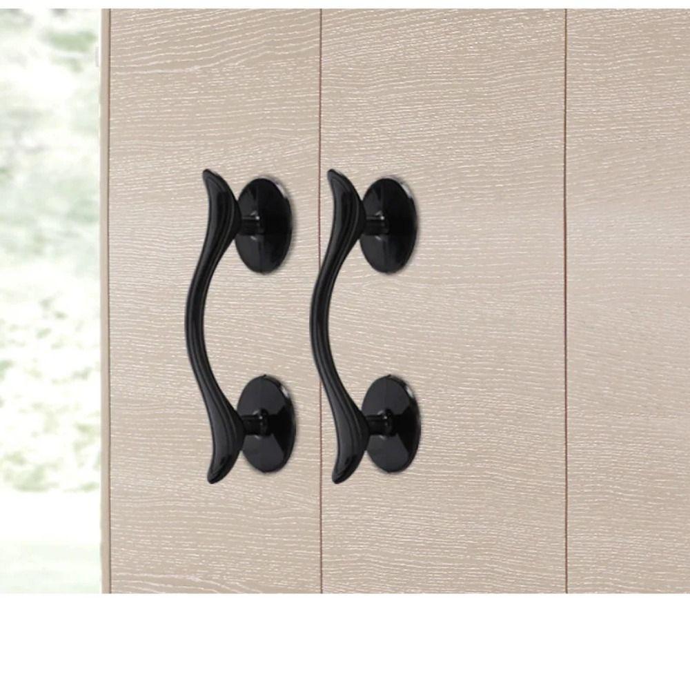 Non Punching Door Punch-free Pulls Non-slip Cabinet Handle Fashion Suction Cup Door Handle  Window