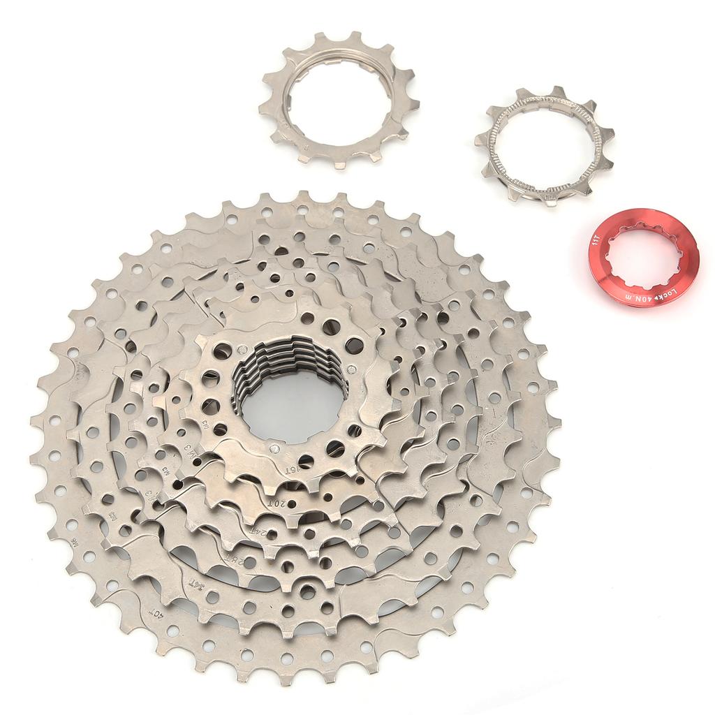 ZTTO 8 Speed Cassette 11‑40T Mountain Bike Freewheel Cassette Sprocket for Road Bicycle
