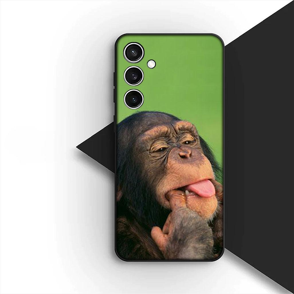 

Cover for OPPO A80 A18 A16 A40 A17 A15 A38 A78 A79 A54 A57 A12 A60 4G 5G Casing Phone Case Animal Monkey Gorilla Ape Baby OPPO A40 4G