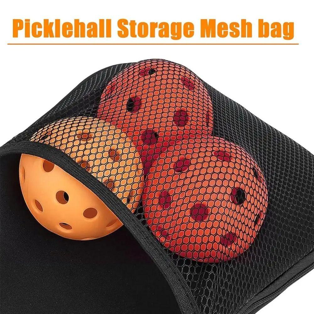Large Capacity Pickleball Paddle Cover Zipper Closure Pickleball Racket Bag  Unisex