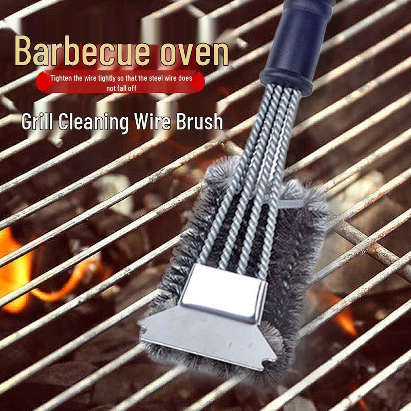 Stainless Steel Barbecue Grill Cleaning Brush