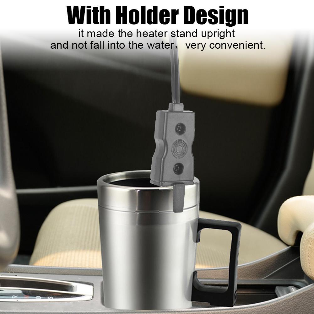 12V 24V Electric Heater Car Immersion Heater For Tea Coffee Water High Quality Safe Warmer Auto Accessories Cigar Lighter Plug