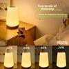 DurableTouch 13colour Night Light Remote Control Wood Grain Desk Lamp Bedroom Bedside Lamp Colorful Ambient Light