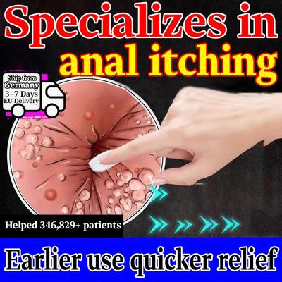 Itchy Anus Gentle Cream - Herbal Extracts Relieves Itching Safely