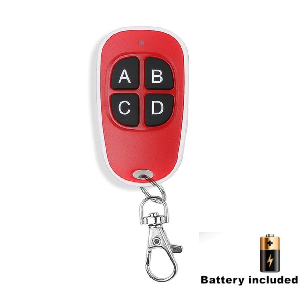 433 Mhz Duplicator Copy Code 4 Keys Remote Control Wireless Universal Door Duplicate Key Fob 433.92MHZ Cloning Gate Garage Door