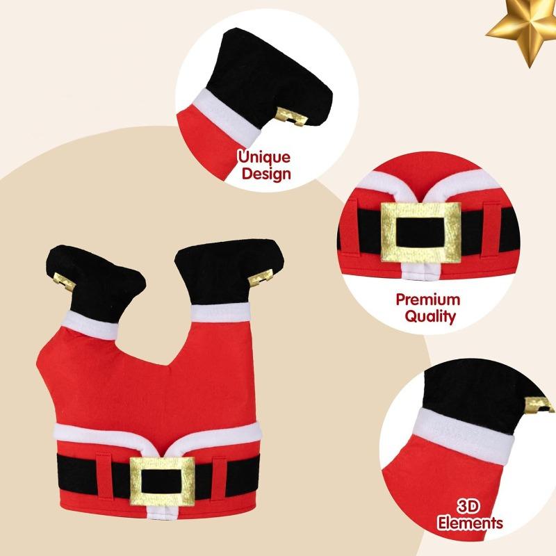 1pc Winter personality Hats for Funny,Novelty Adult Christmas Hats,Crazy for Xmas Party,Dress Up Celebrations,Winter Party