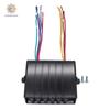 For Jeep Auto Car Truck 6 Gang 12V DC 40A On/Off Rocker Switch Panel Control Box