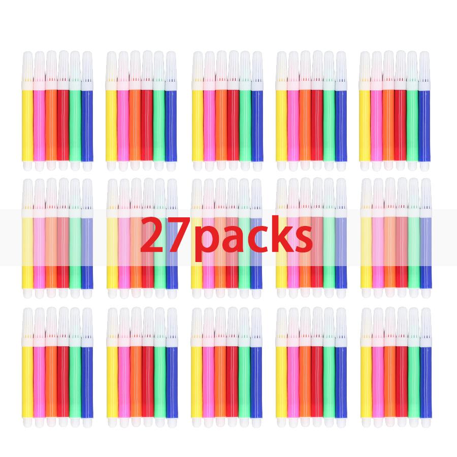 9/18/27packs Graffiti Watercolor Pen Painting Supplies Office School Art Creation Hand Account Tool for Handicraft Lovers XJM