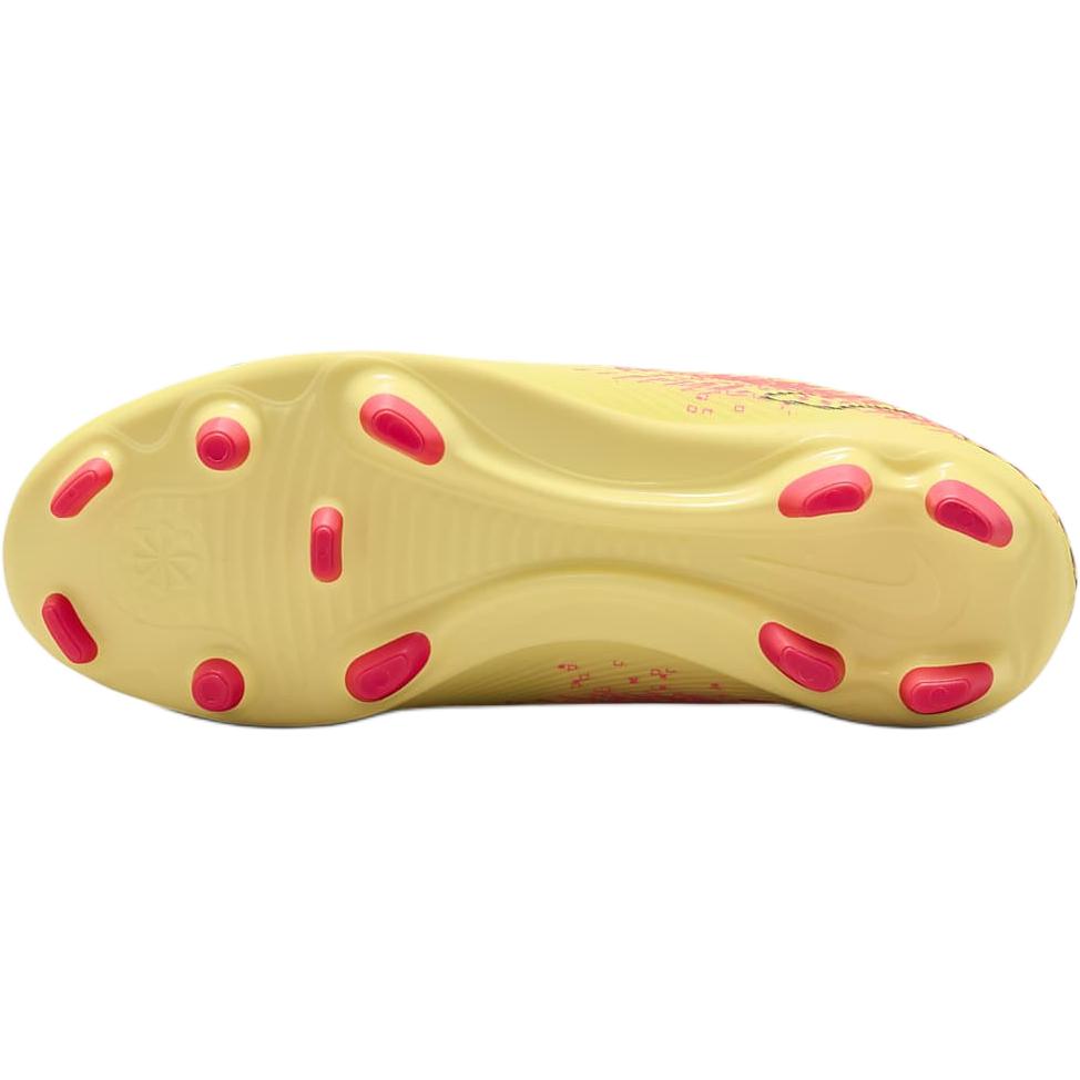 Nike Mercurial Superfly 10 Anti Slip Wear Resistant Mid Top Kids' Soccer Shoes Yellow Sneakers HF6283-800