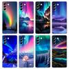 Phone Case For Samsung Galaxy S24 Ultra S23 FE S22 S20 S21 5G S10 S9 Plus S10E S8 Silicone Clear Beautiful Northern Lights Cover