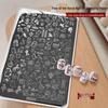 Nail Art Stamping Plates - Star, Polka Dot, Lines, Grid Lace Textures