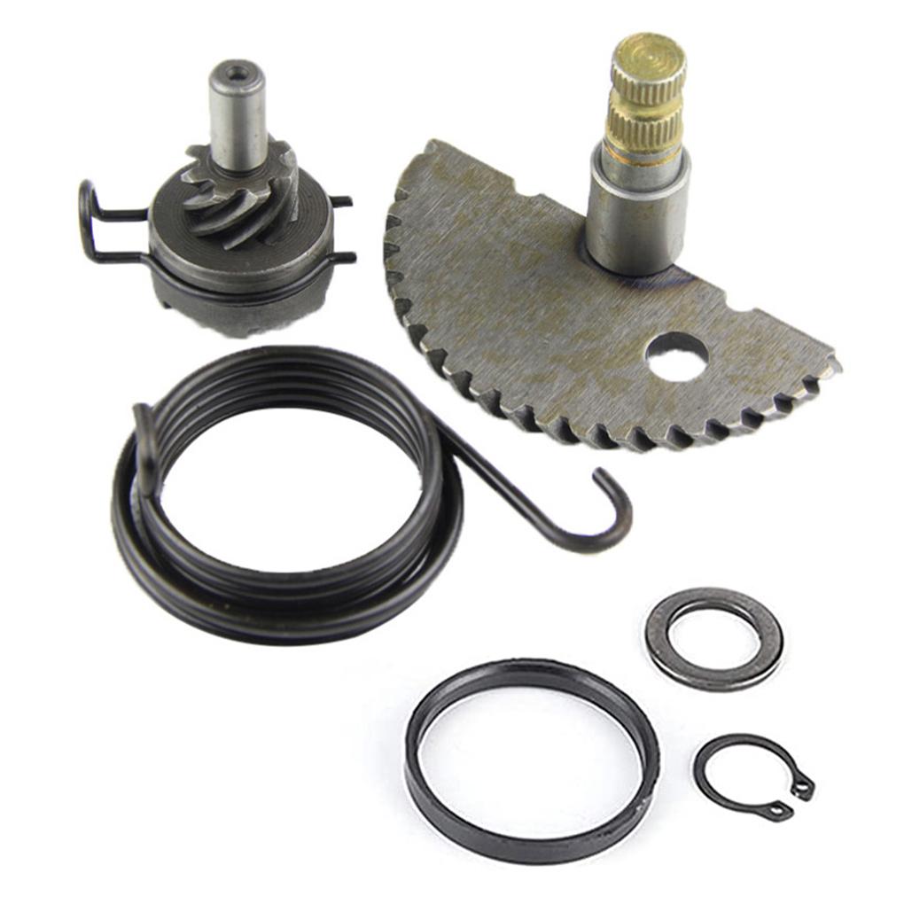 6 Pieces/Set Alloy Kick Start Gear Shaft Assembly Portable Anti-rust Removable Replacement Motorbike Engine Part