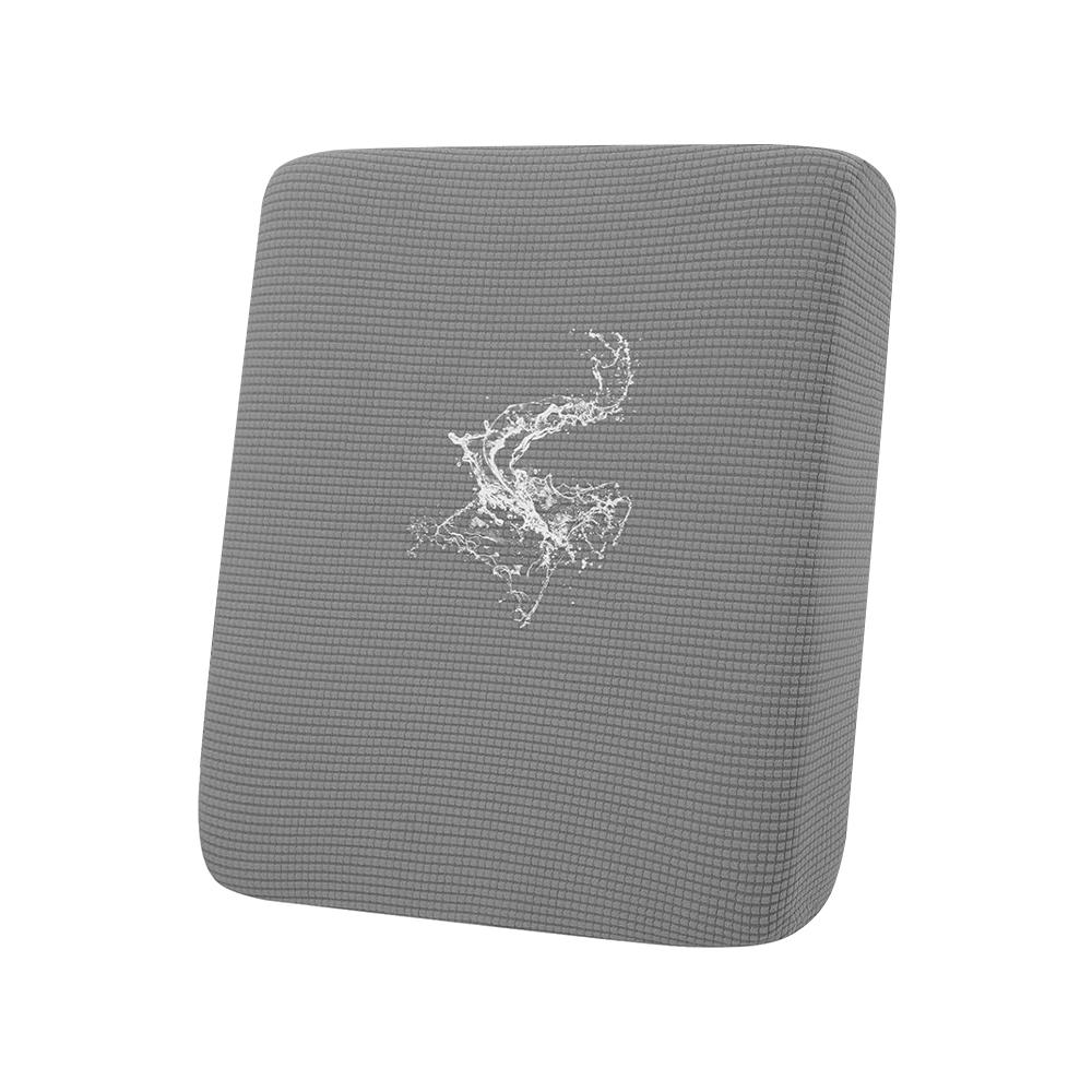 

Stretch Patio Cushion Covers Outdoor Cushion Cover Sofa Slipcovers Cover Waterproof Replacement Jacquard Textured Protector Normal Size (S)-1pc светло-серый