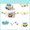 Cute Spongebob Squarepants Cake Toppers For Kids Birthday Party Supplies