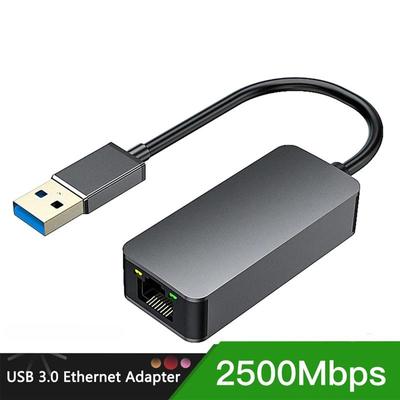 Adattatore convertitore cablato USB 3.0 Type-C Ethernet da 2500 Mbps a RJ45 2.5G USB2.0 Hub di rete LAN per Windows 8.1/10/11 per PC laptop