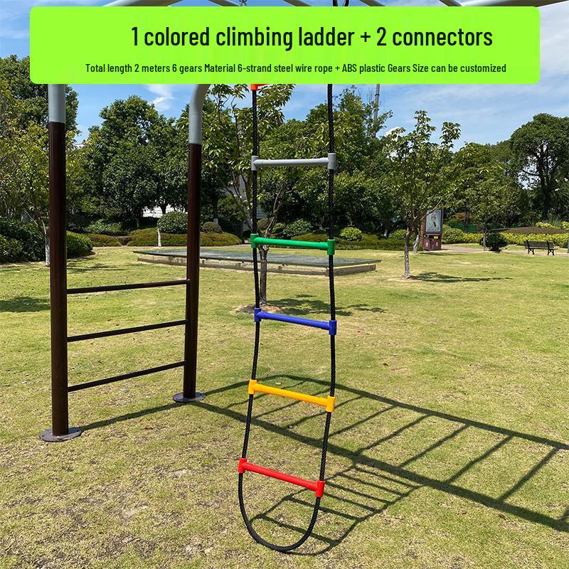 Children's Indoor/Outdoor Climbing and Swing Training Set with Rope Ladder