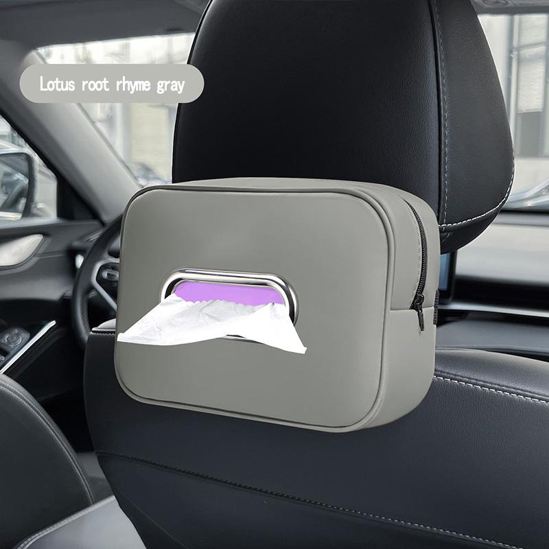 

Universal car tissue bag made of high-quality fabric that is durable and not easily torn. The paper can be easily drawn and inst сірий колір