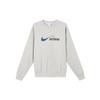 Nike Dri-Fit Track Club Logo Crew Neck Running Long Sleeve Sweatshirt Men Sweatshirt Academy-Grey Blue-Void HV4880-009