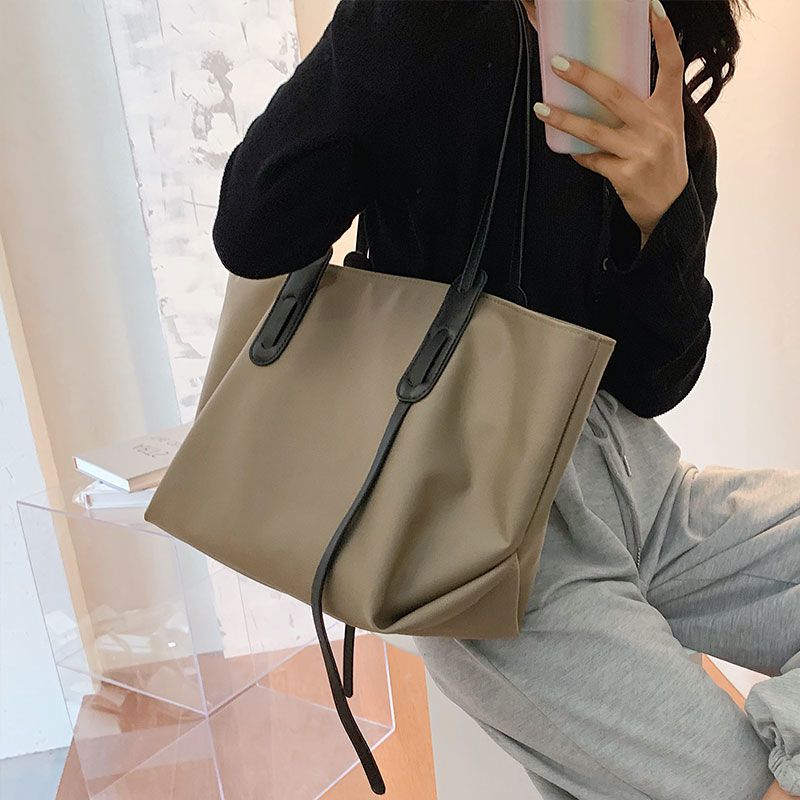 Summer Large Capacity Women's Bag Fashionable Shoulder Tote Bag Versatile Simple Casual Handbag