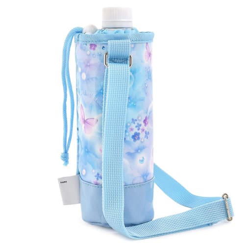 COLORFUL CANDY STYLE Water Bottle Holder for Girls, Cover Case with Shoulder Strap, Insulated, Moonlight Butterfly Design, N3770400