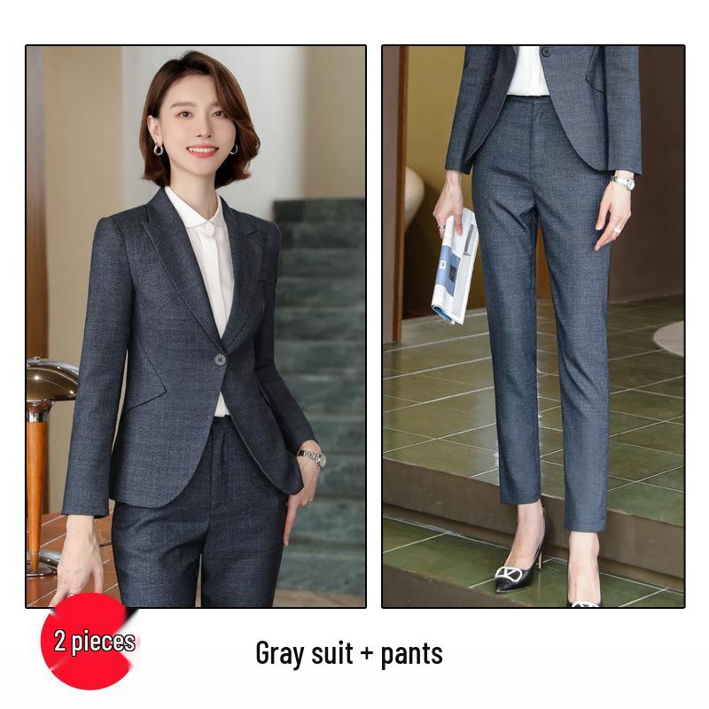 Costum Profesional de Iarnă pentru Femei: Fustă Formală de Birou și Manager Hotelier, Îmbrăcăminte de Lucru pentru Magazin de Bijuterii și Salon de Frumusețe.