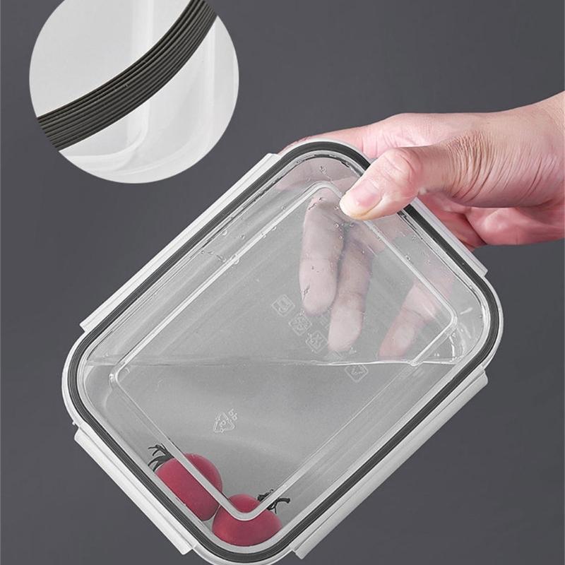 Refrigerator Storage Box for Food Preservation Vegetable and Fruit Organizer Crisper Double Layer Sealing Box with Lid
