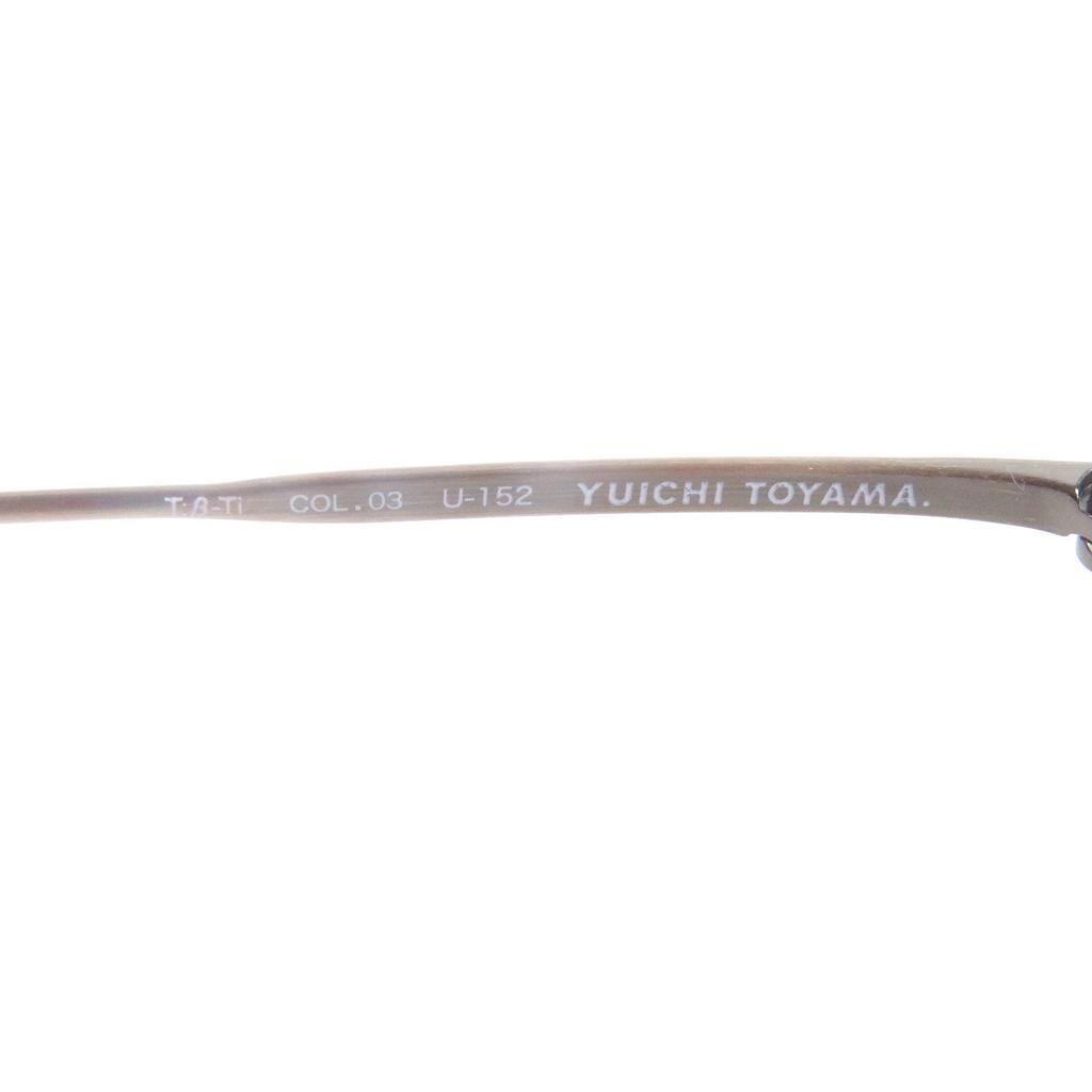 Excellent YUICHI TOYAMA Glasses Kandinsky Round Metal Frame Silver Used