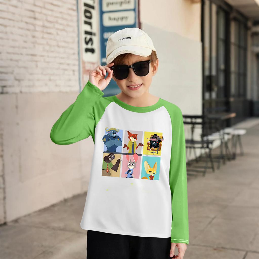 Modisches und bequemes Kinder-Langarm-Oberteil mit Rundhalsausschnitt und lockerem Schnitt