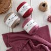 No. 6 Hand-Knitted Doll Yarn: Silk, Cotton & Linen Blend for DIY Crochet & Clothing