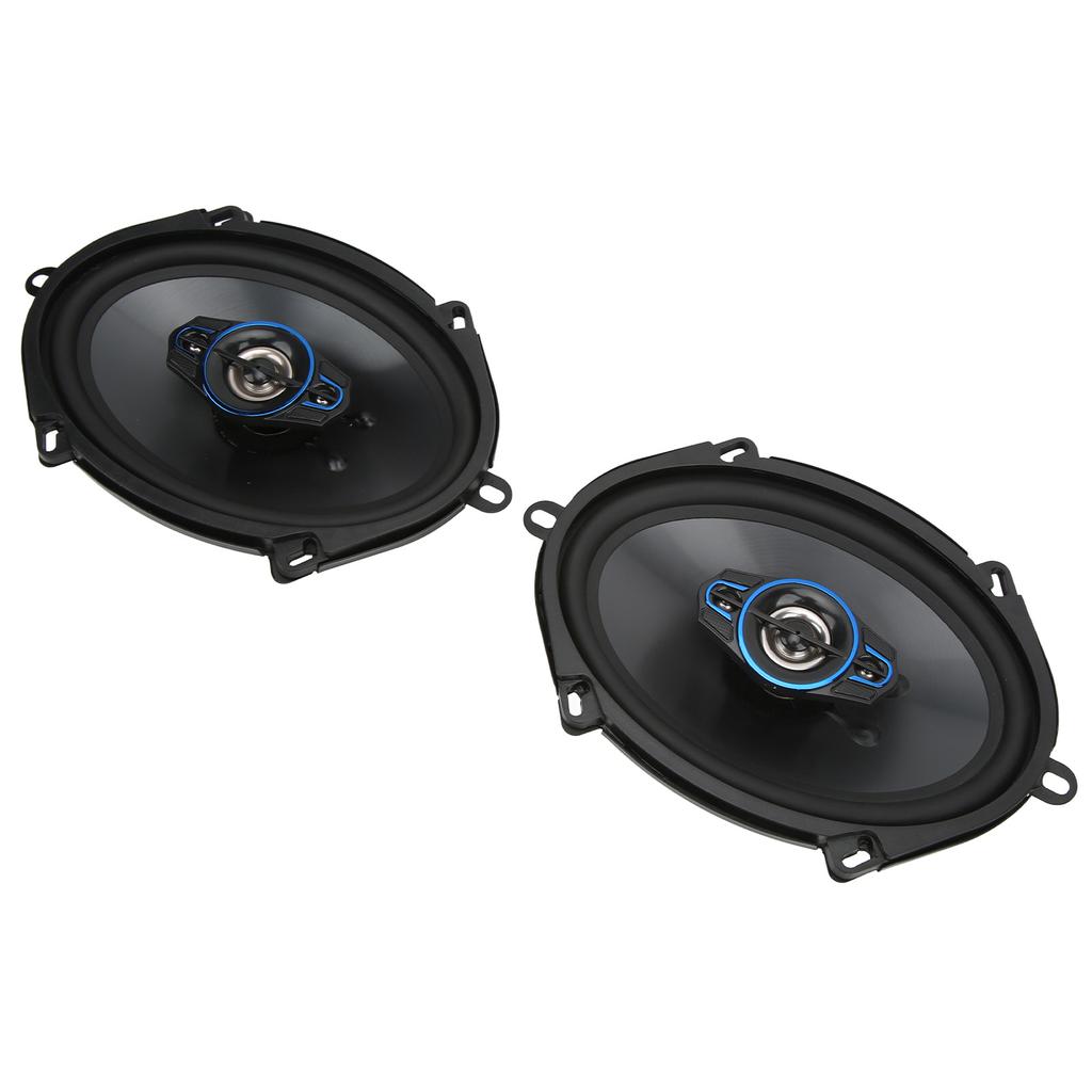 1 Pair 5x7 Inch Car Tweeter Coaxial Speakers 4 Way 350W Car Component Speaker System