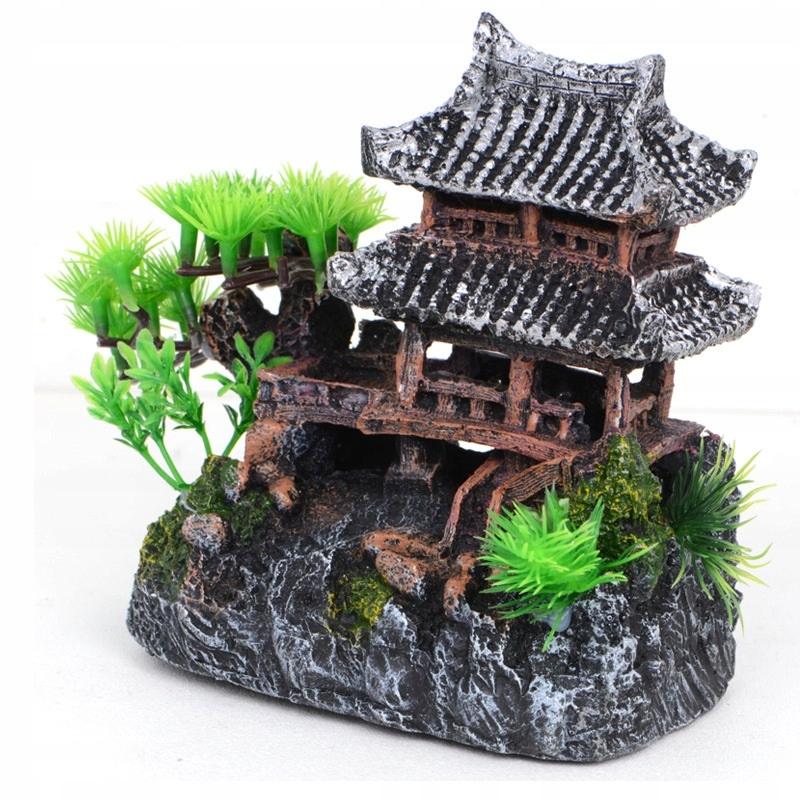 Aquarium Decoration Beautiful Japanese House Xl 15Cm