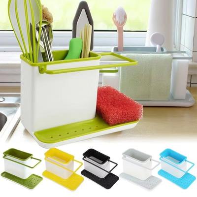 Shelf Organizer Kitchen Sink Appliance Rack Water Filter Storage Dishwashing Cloth Rack Drip Sink Box Kitchen Tools