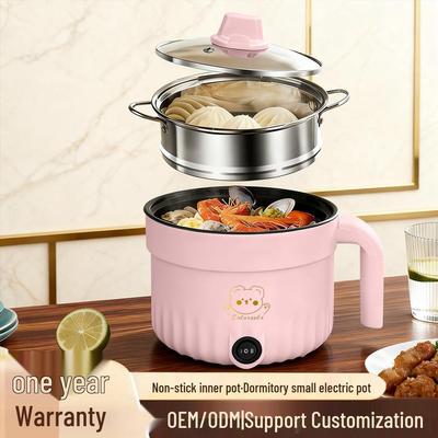Mini Panela Elétrica Multifuncional & Frigideira Coreana para Dormitórios de Estudantes